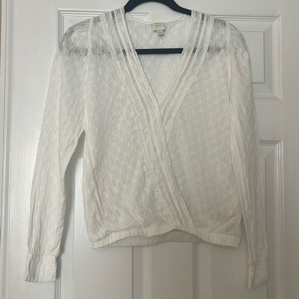 Roan & Ryan (Evereve) long sleeved, blouse - small